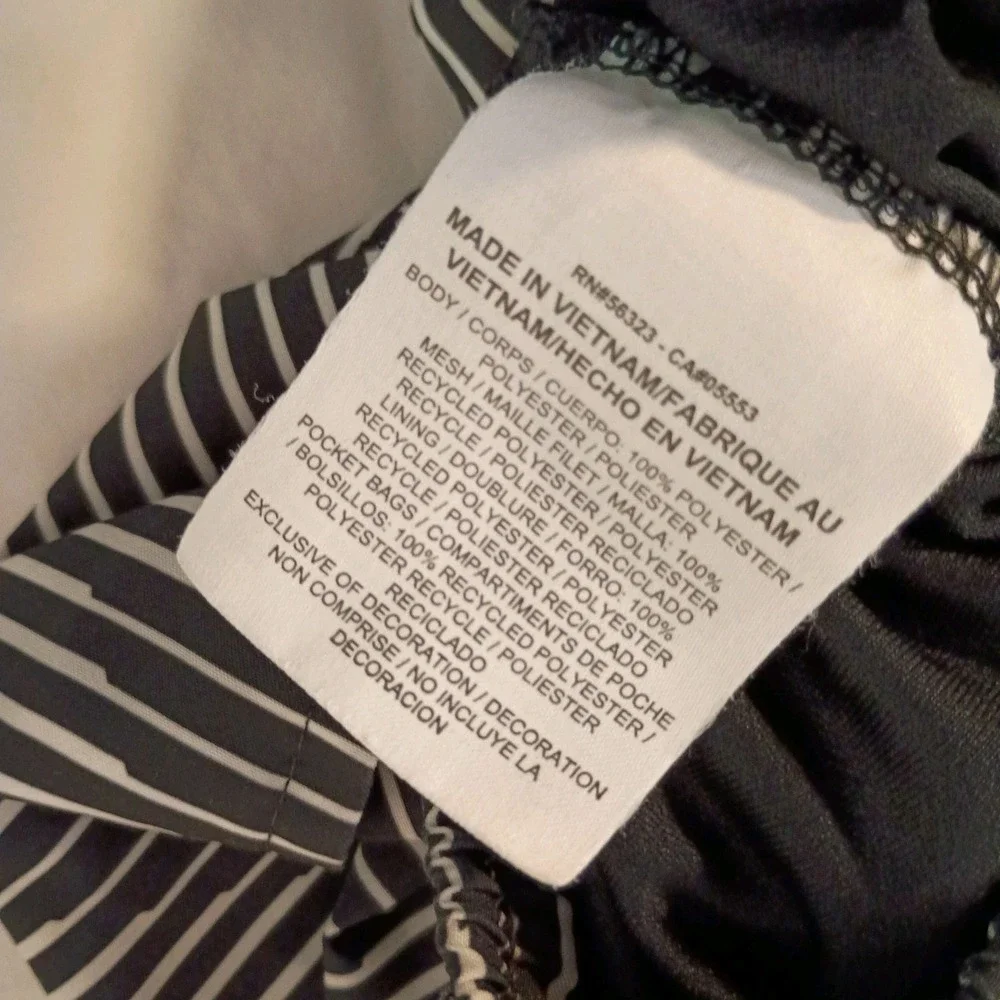 Nike Dry Element Running Challenger Shorts Mens Medium Black White Striped Brief